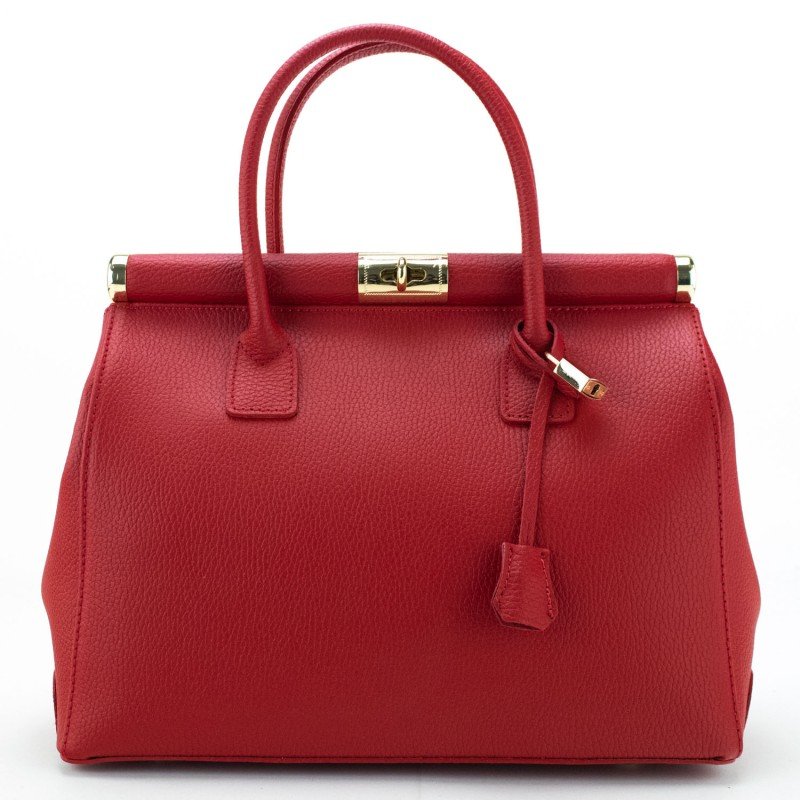 Red Pregato Classic Leather handbag