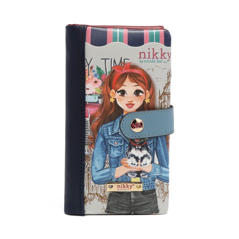 Long wallet with touch RFID Nikky...