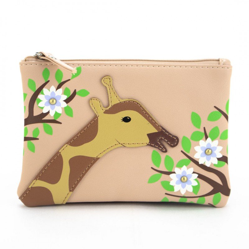 Vendula Animal Park Giraffe zipper purse