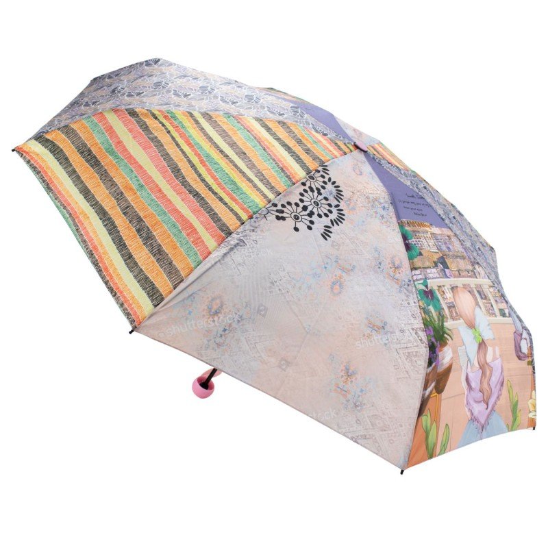 Mini folding umbrella with Sweet...
