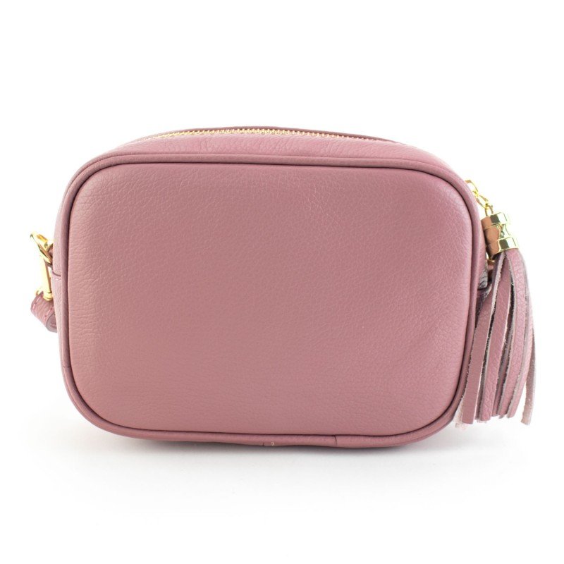 Pregato Diva Pink Leather Shoulder Bag