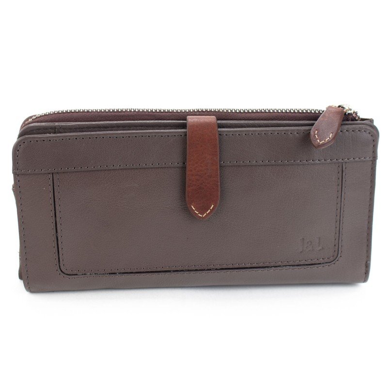 Long Leather Wallet Basics JL Leather...