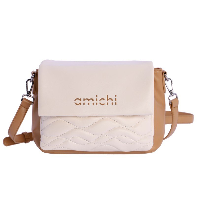 Amichi Stella Triple Flap Crossbody Bag