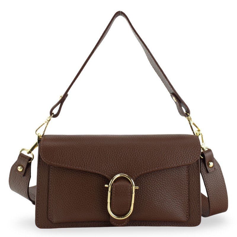 Pregato Fibula Leather Shoulder Bag
