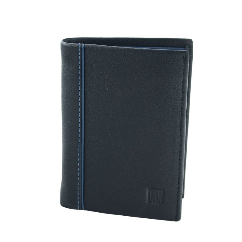 MyWallets Blue line vertical wallet