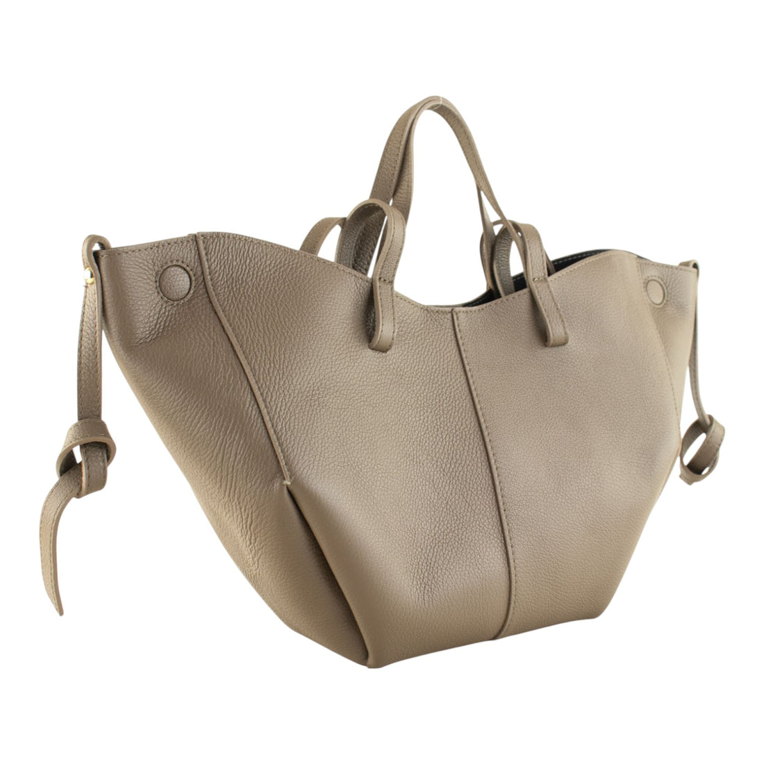 Bolso shopper Piel Pregato Venetto Taupe Soft