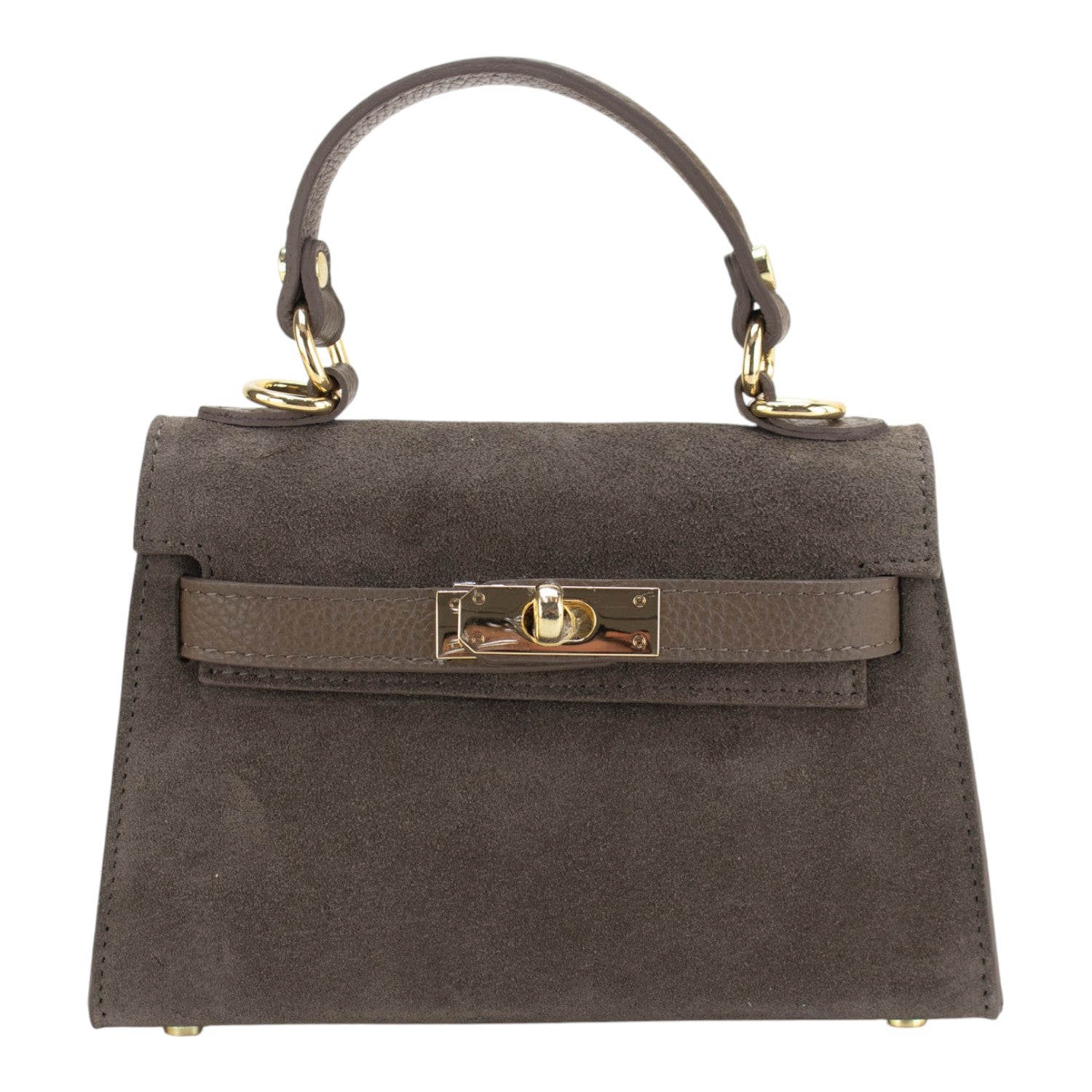 Bolso en Piel Pregato mini Latenza Ante Taupe