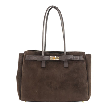 Bolso de Piel Pregato Roma Chocolate