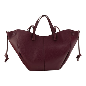 Bolso shopper Piel Pregato Venetto Soft Granate