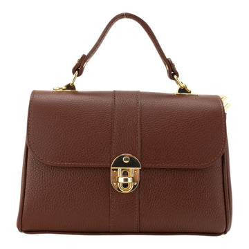 Bolso de Piel Pregato Idillio Marrón