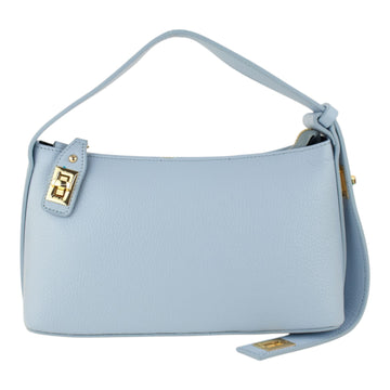 Bolso en Piel Pregato Isabella Azul cielo