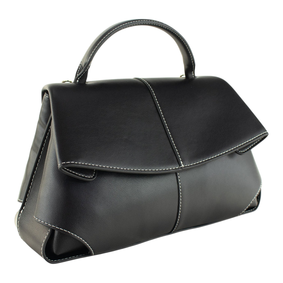 Bolso en piel Pregato Atelier Luxe Negro