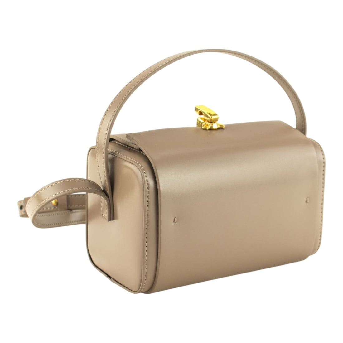 Bolso en piel Pregato Bianca Taupe