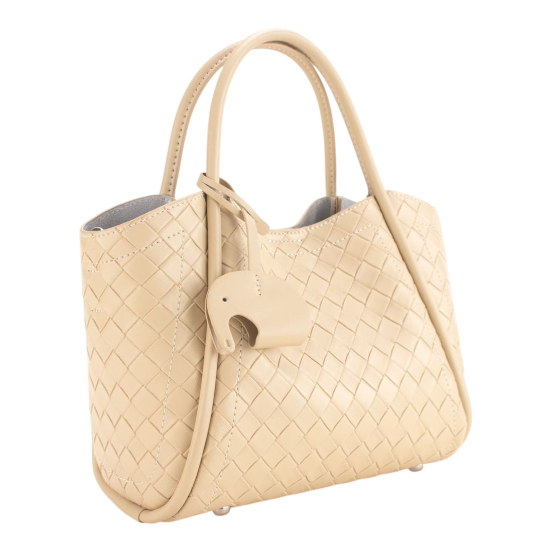 Bolso en Piel Pregato Selvora Beige