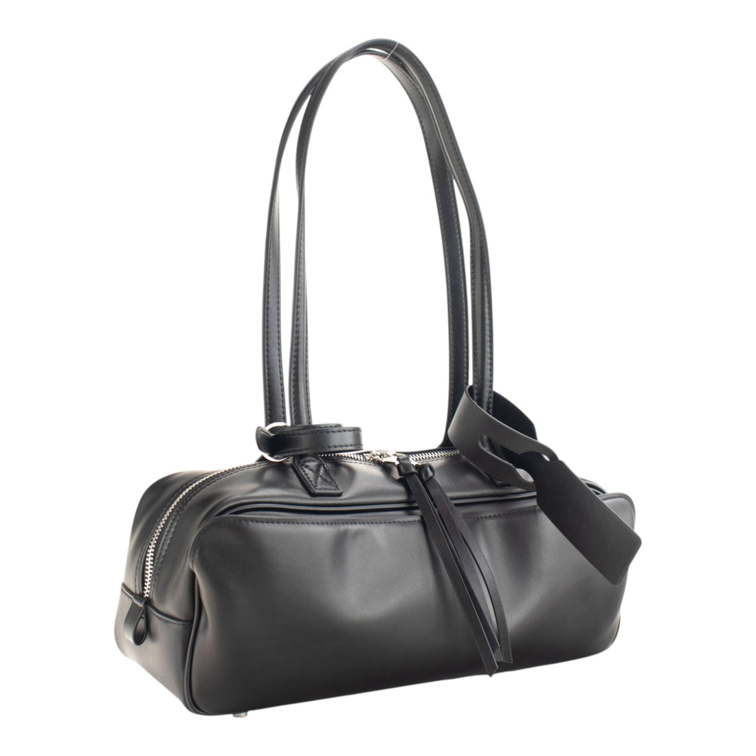 Bolso en Piel Pregato Veloura Negro