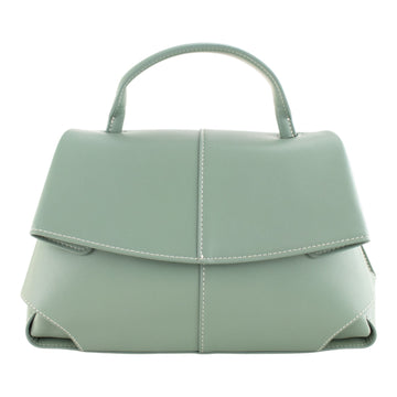 Bolso en piel Pregato Atelier Luxe Aguamarina