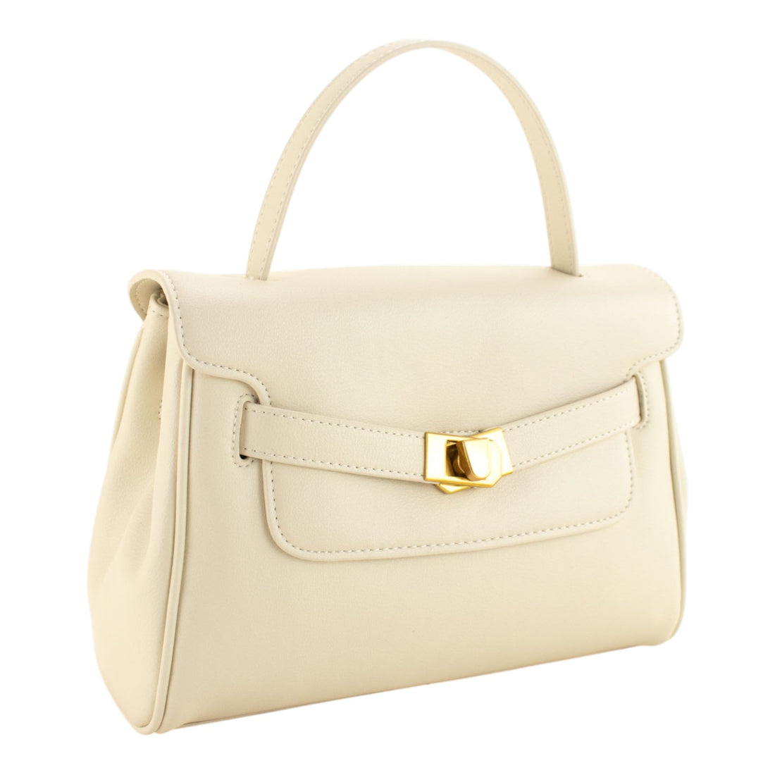 Bolso de mano Pregato Aurelia Beige