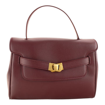 Bolso de mano Pregato Aurelia Burdeos