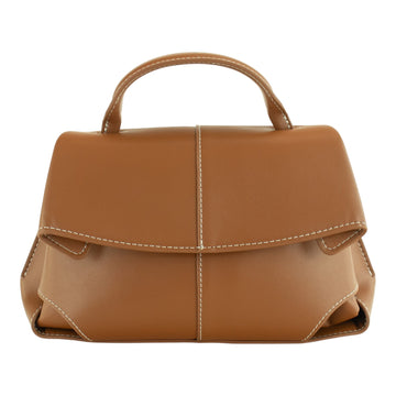 Bolso en piel Pregato Atelier Luxe mini Camel
