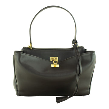 Bolso en piel Pregato Lussari Chocolate