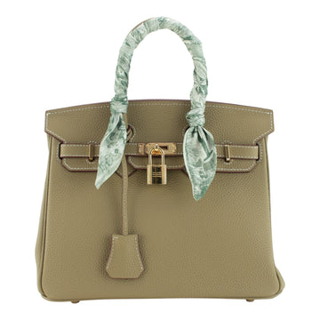 Bolso de mano Pregato Verona Gold Taupe · 25cm