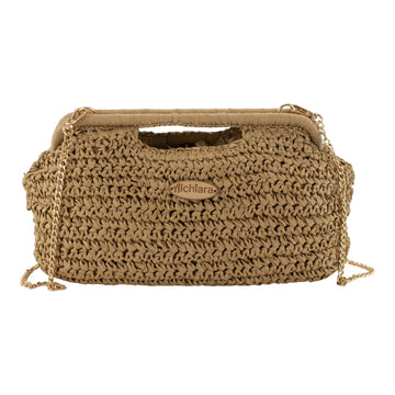Bolso bandolera clutch Alchiara Brisa Natural