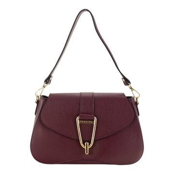 Bolso en Piel Pregato Arezzo Burdeos
