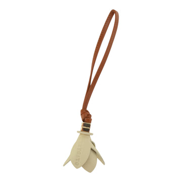 Charm para bolso Pregato Flor Beige y Camel