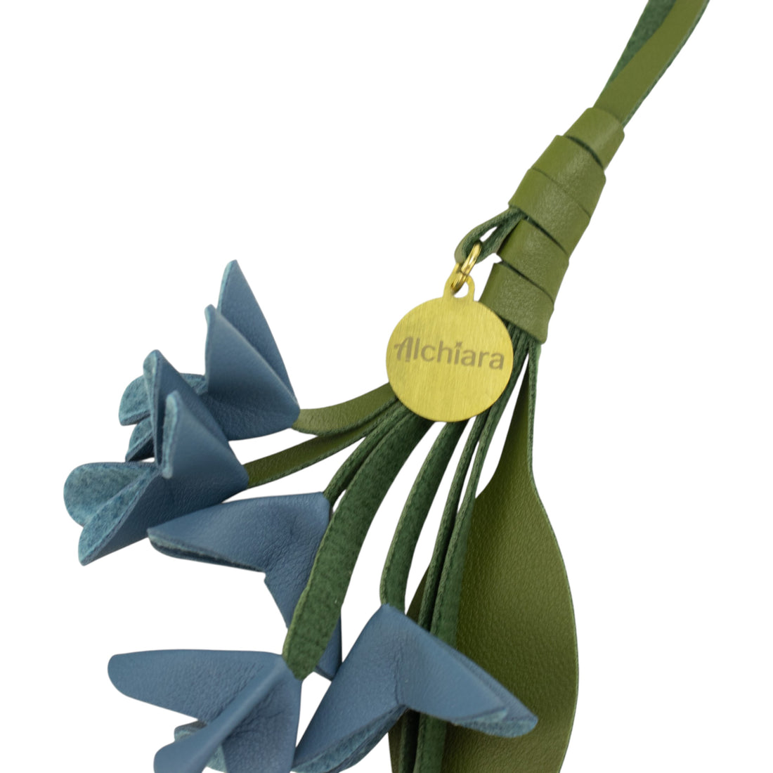 Charm para bolso Alchiara Azul y Verde
