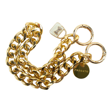 Cadena Dorada Pregato con Charm para Bolso
