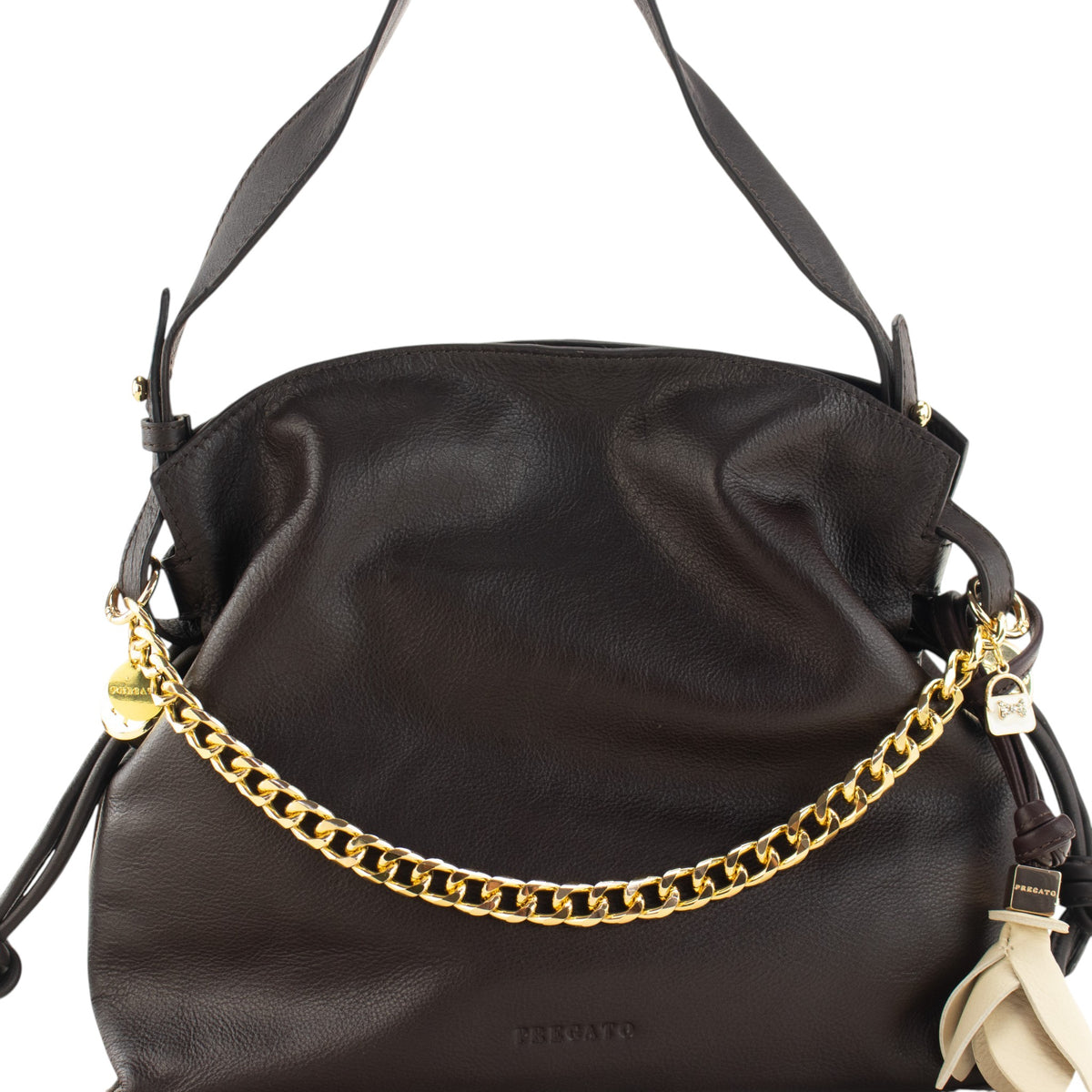 Pregato bag with gold chain