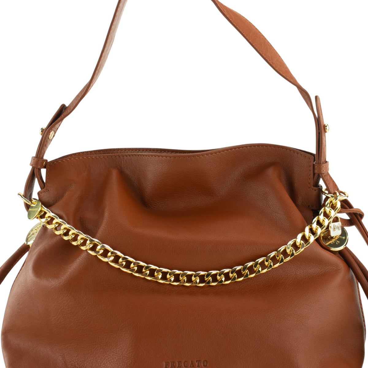 Pregato bag with gold chain