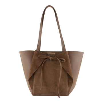 Bolso Shopper de Piel Pregato Melfi Café
