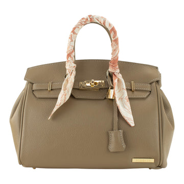 Bolso de mano Pregato Verona Taupe