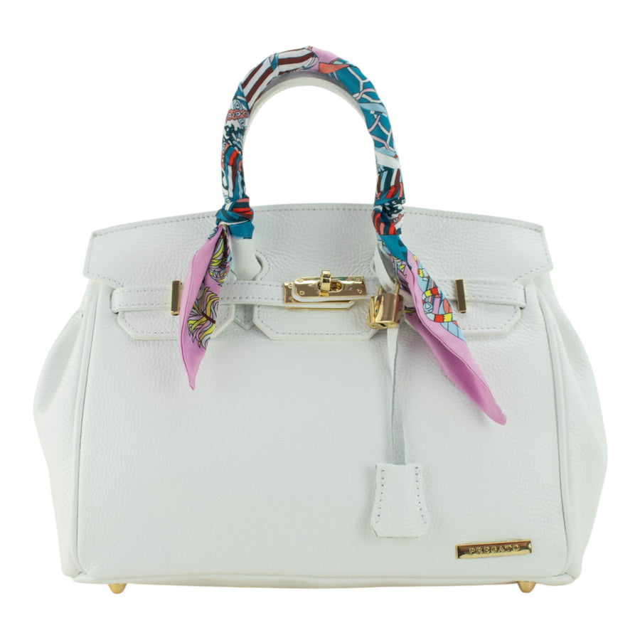 Bolso de mano Pregato Verona Blanco