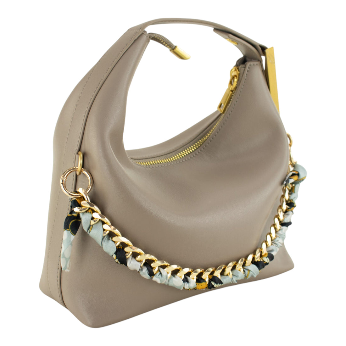 Sac en cuir Pregato Stella Taupe
