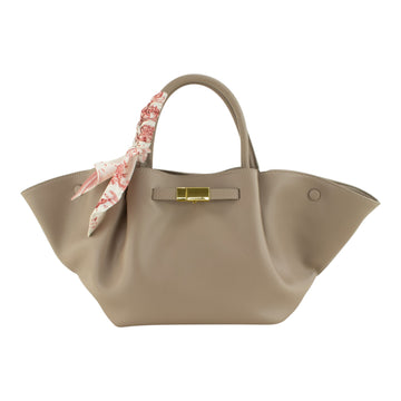 Sac en cuir Pregato Libera Taupe