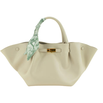 Sac en cuir Pregato Libera beige