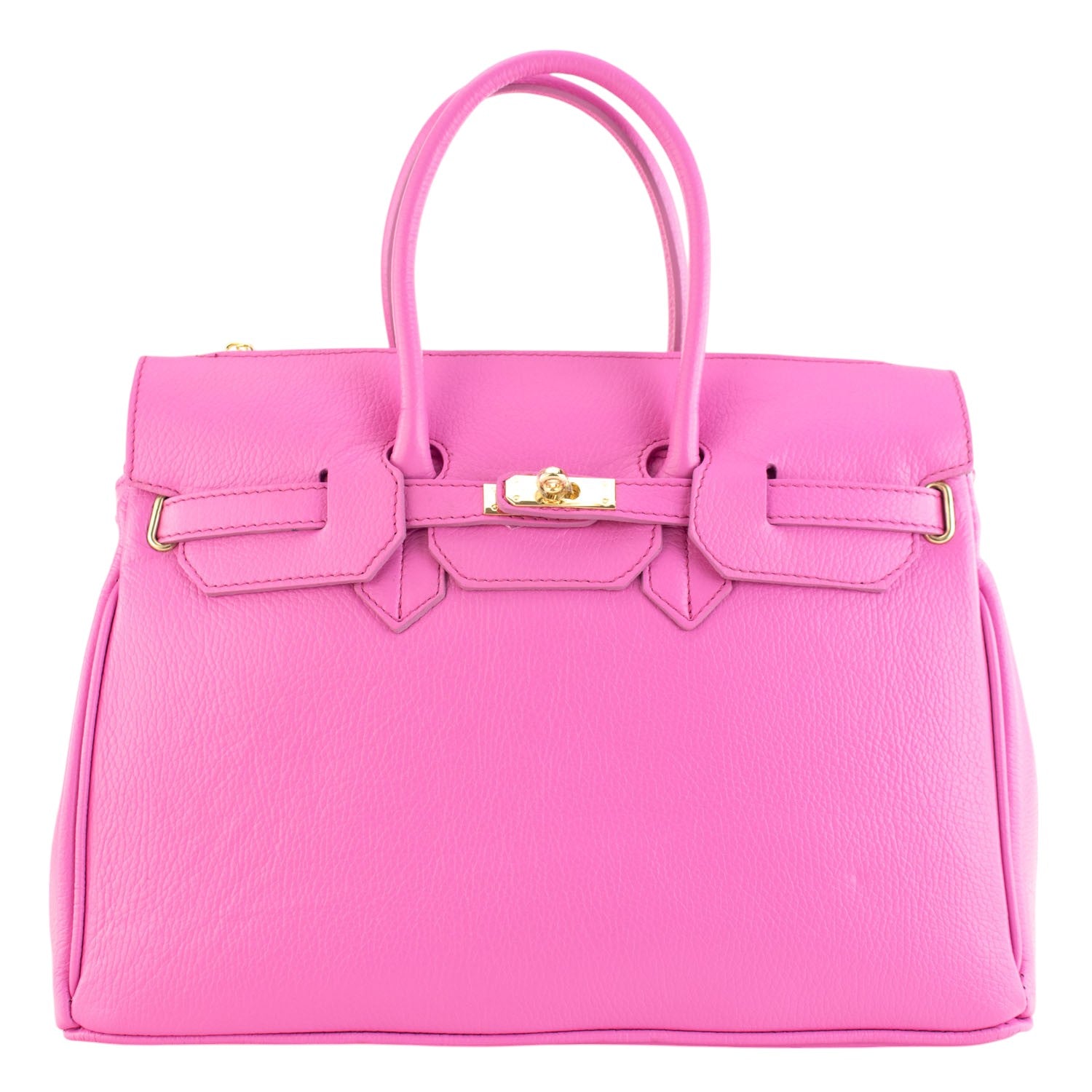 Bolso de Piel Pregato Juliette Rosa chicle