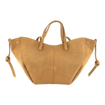 Bolso shopper Piel Pregato Venetto Camel claro