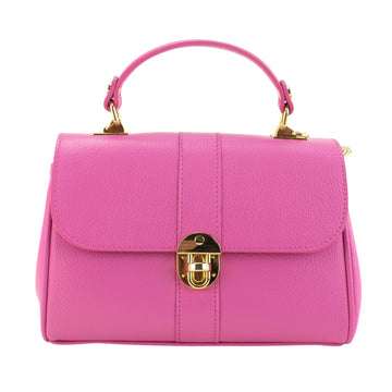 Bolso de Piel Pregato Idillio Rosa chicle