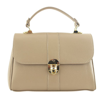 Bolso de Piel Pregato Idillio Taupe claro