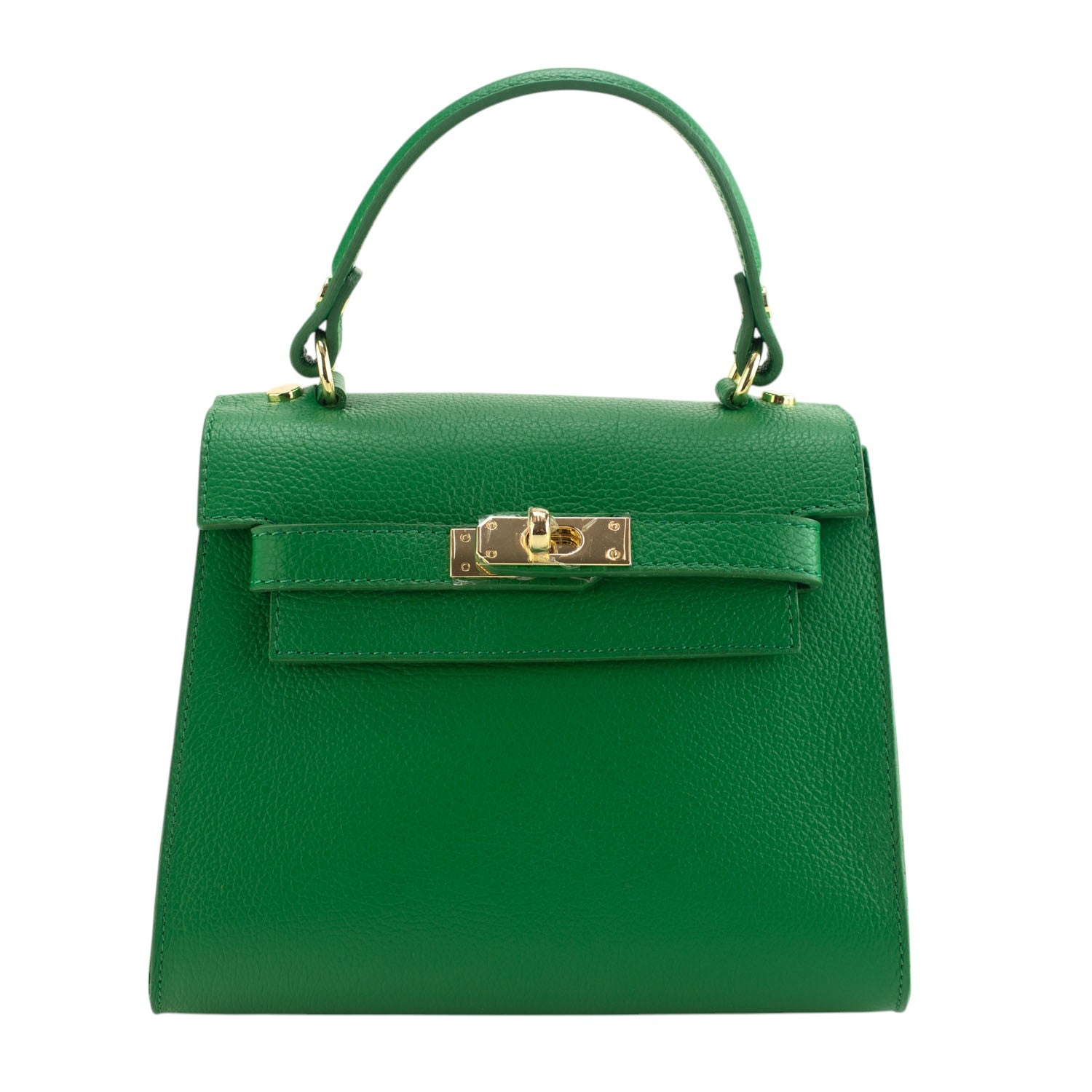 Bolso en Piel Pregato Latenza Verde