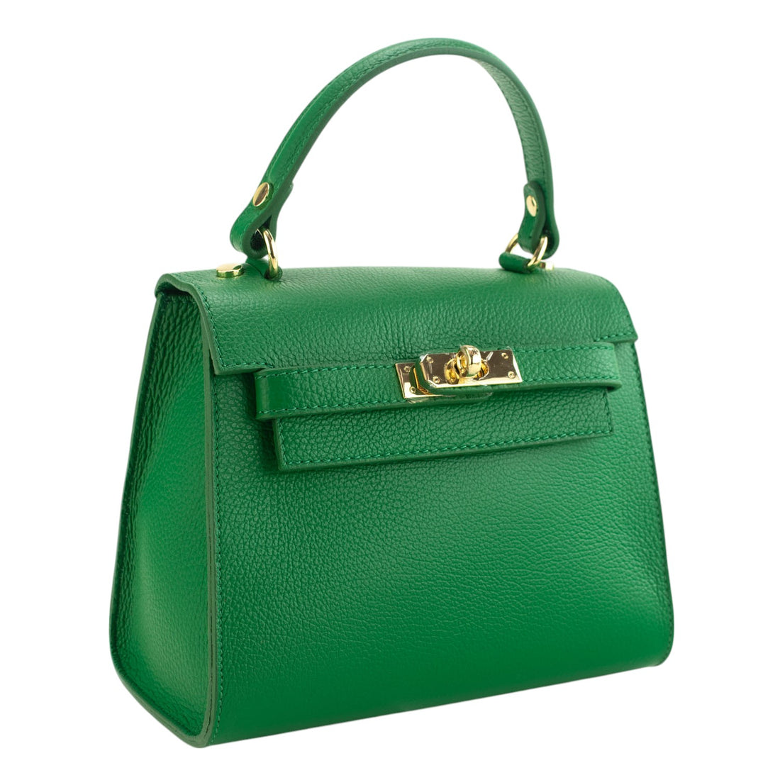 Bolso en Piel Pregato Latenza Verde