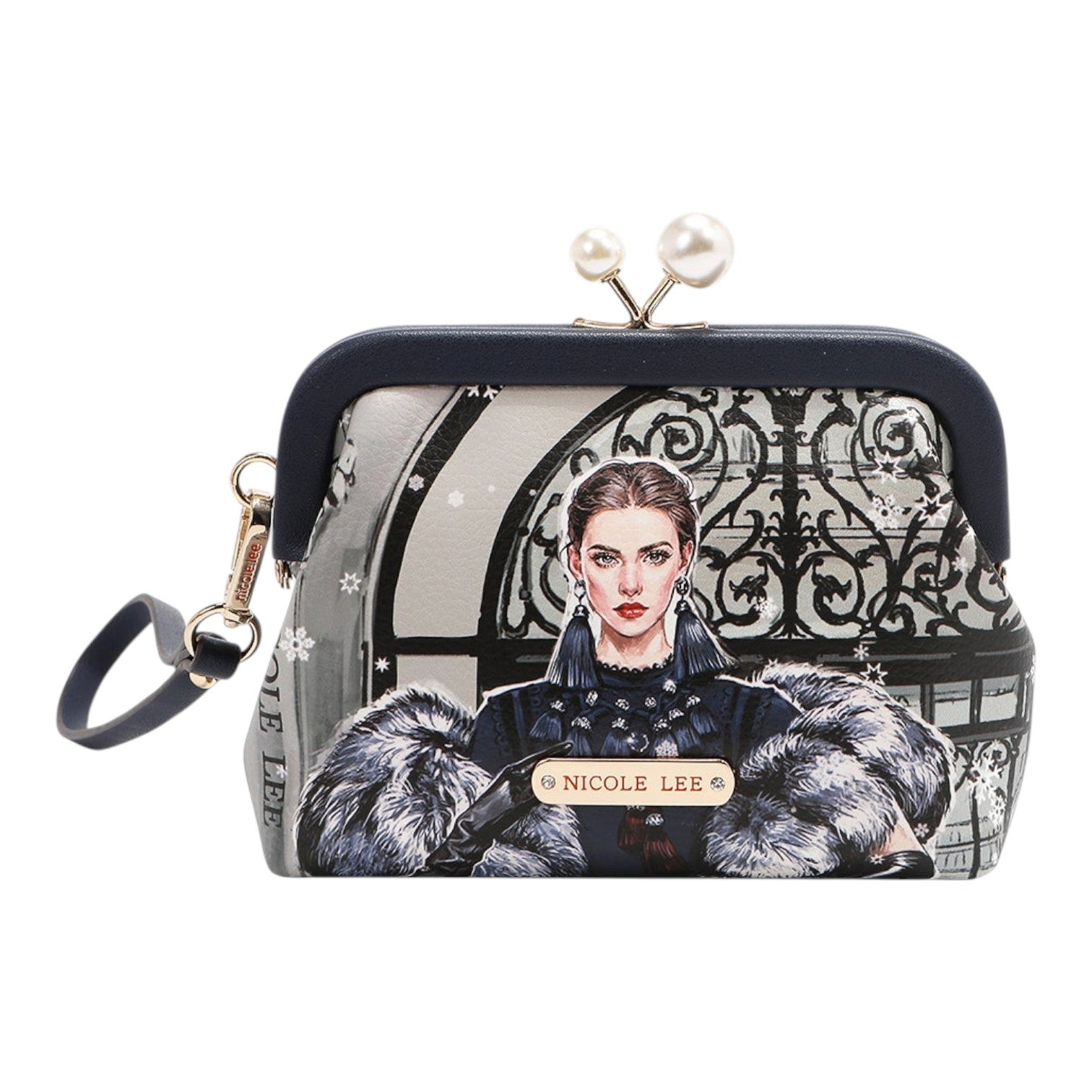 Monedero boquilla Nicole Lee Moda SnowFlake