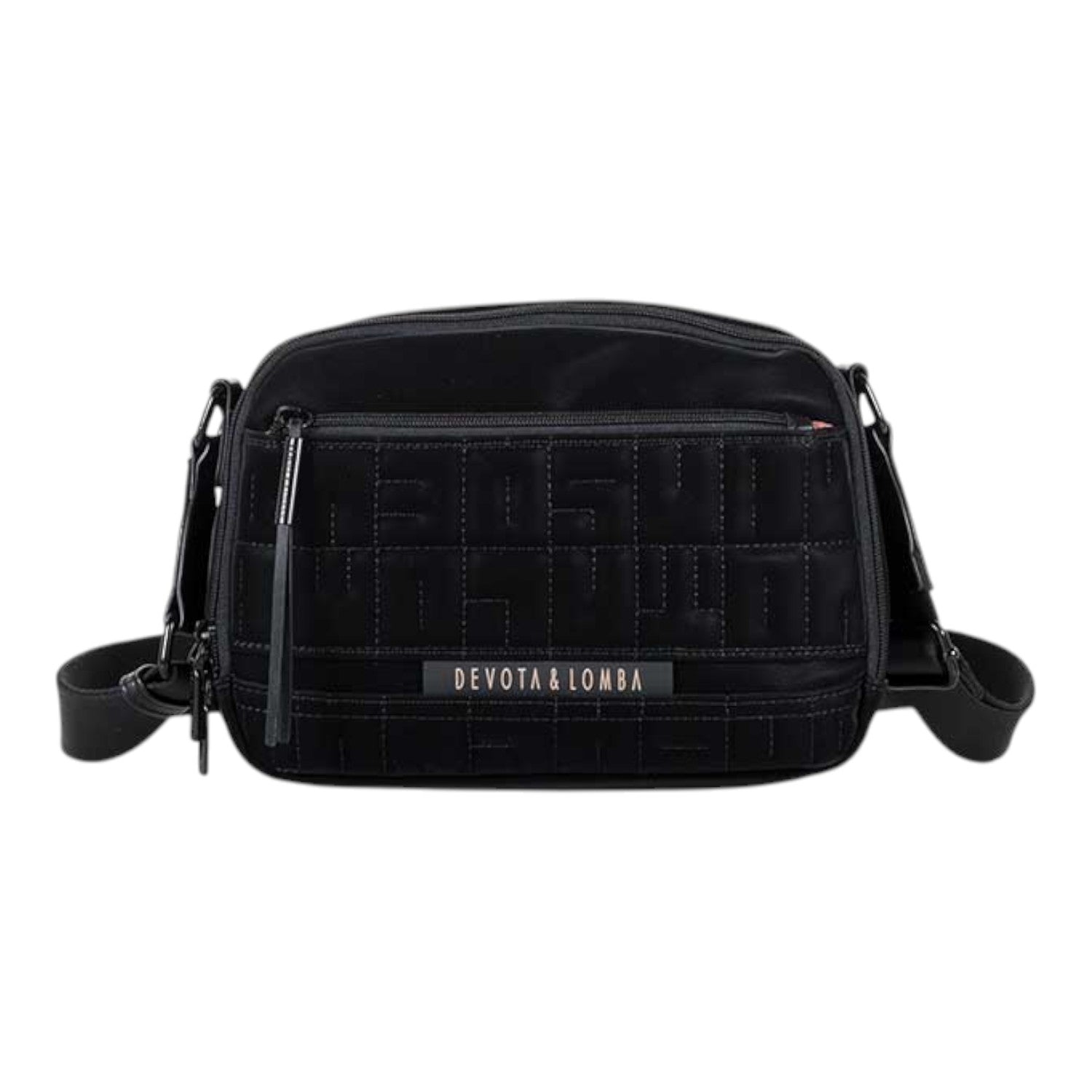 Bandolera compacta Devota & Lomba Master Negro - KimondoShop