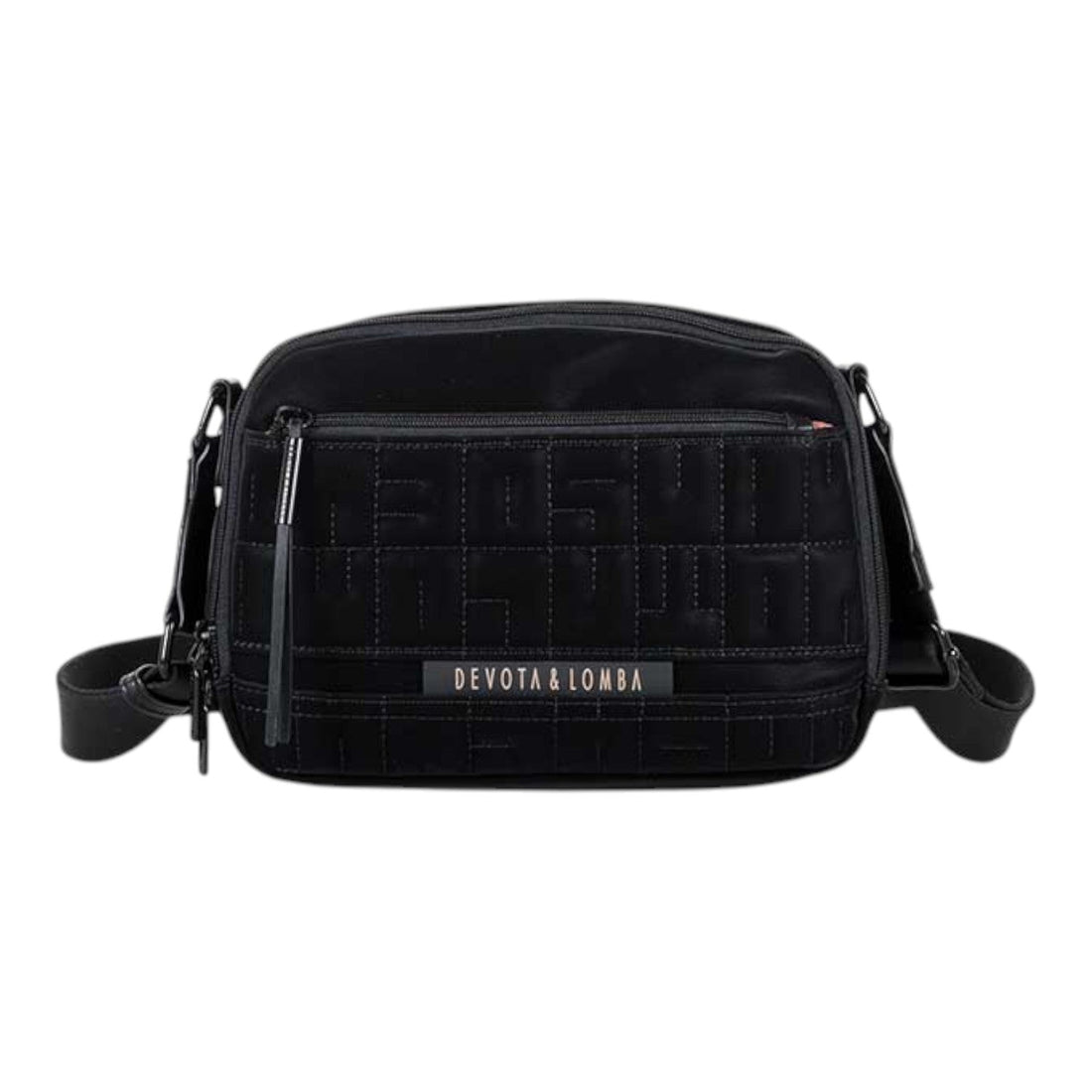 Bandolera compacta Devota & Lomba Master Negro - KimondoShop