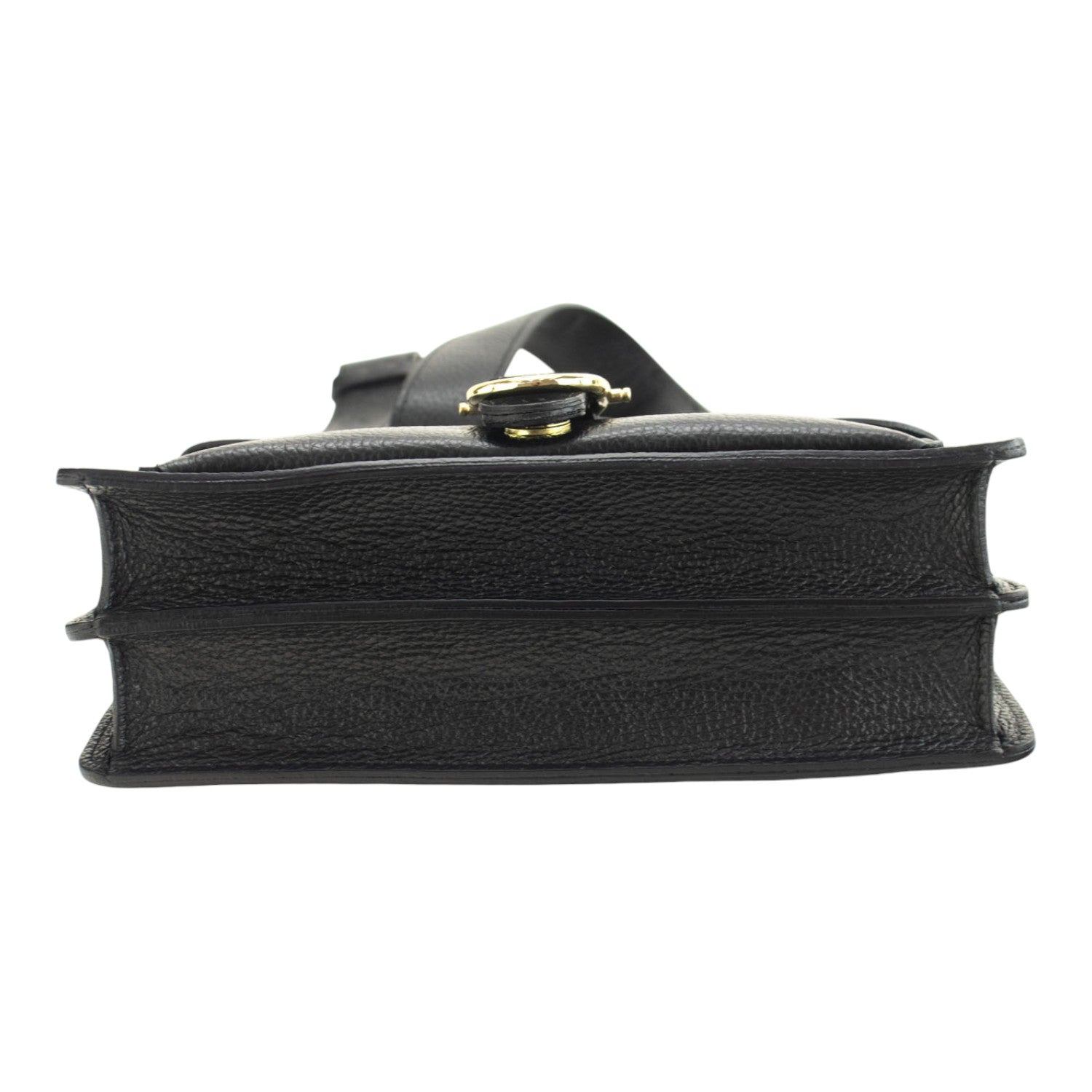 Bandolera Piel Pregato Fíbula Ante Negro - KimondoShop