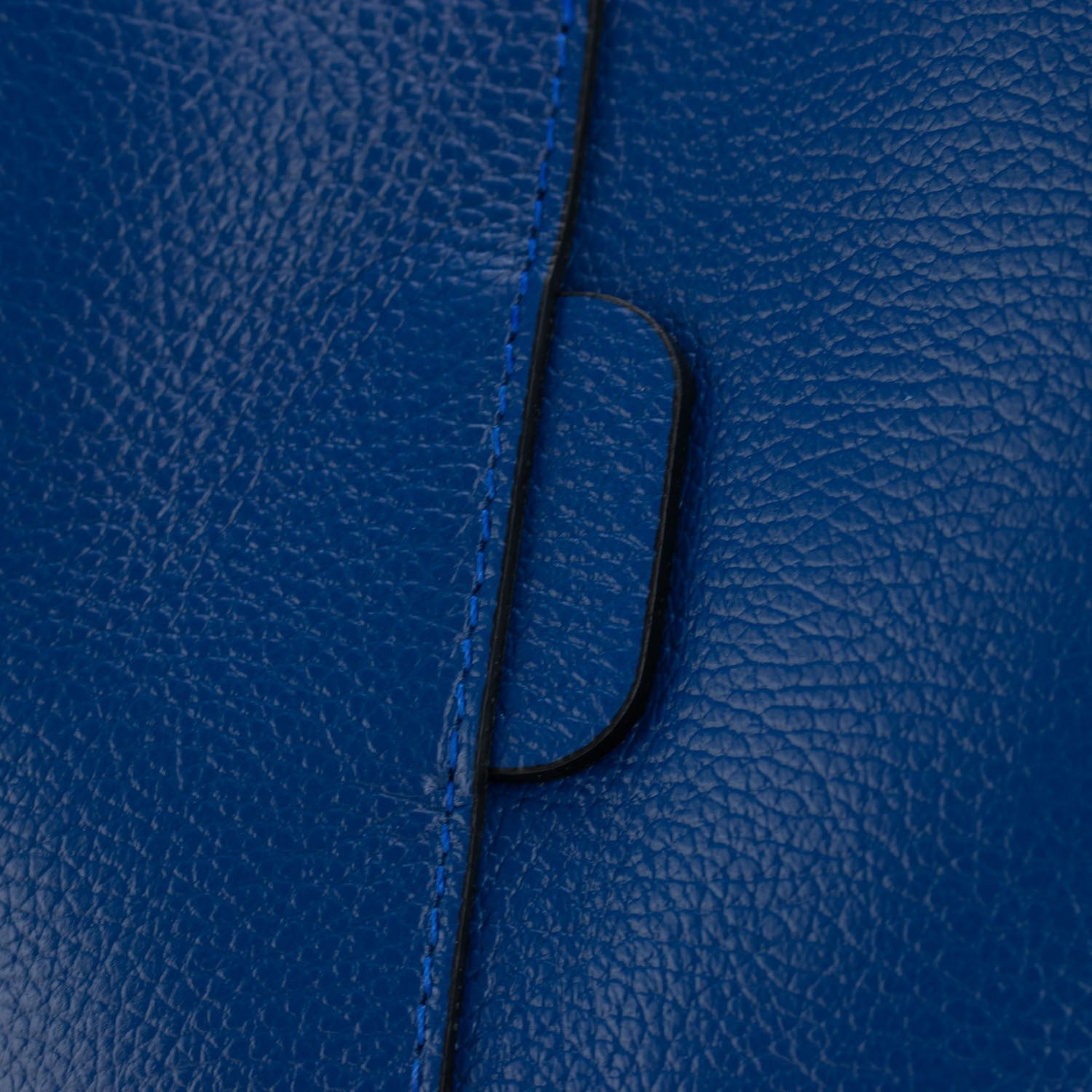 Bandolera Piel Pregato Secchio Azul eléctrico - KimondoShop