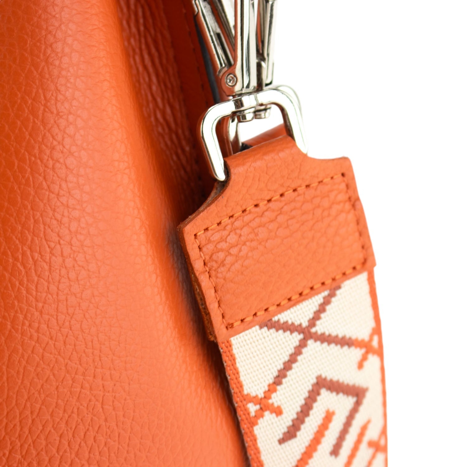 Bandolera Piel Pregato Secchio Naranja - KimondoShop